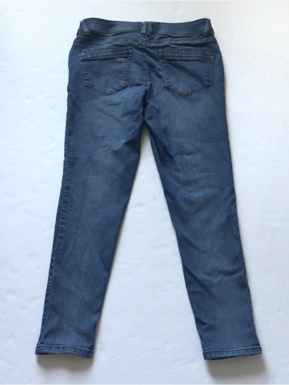 Democracy Ab Technology Skinny Jeans 10 Distressed Mid Rise Medium Wash Stretch - Picture 3 of 12